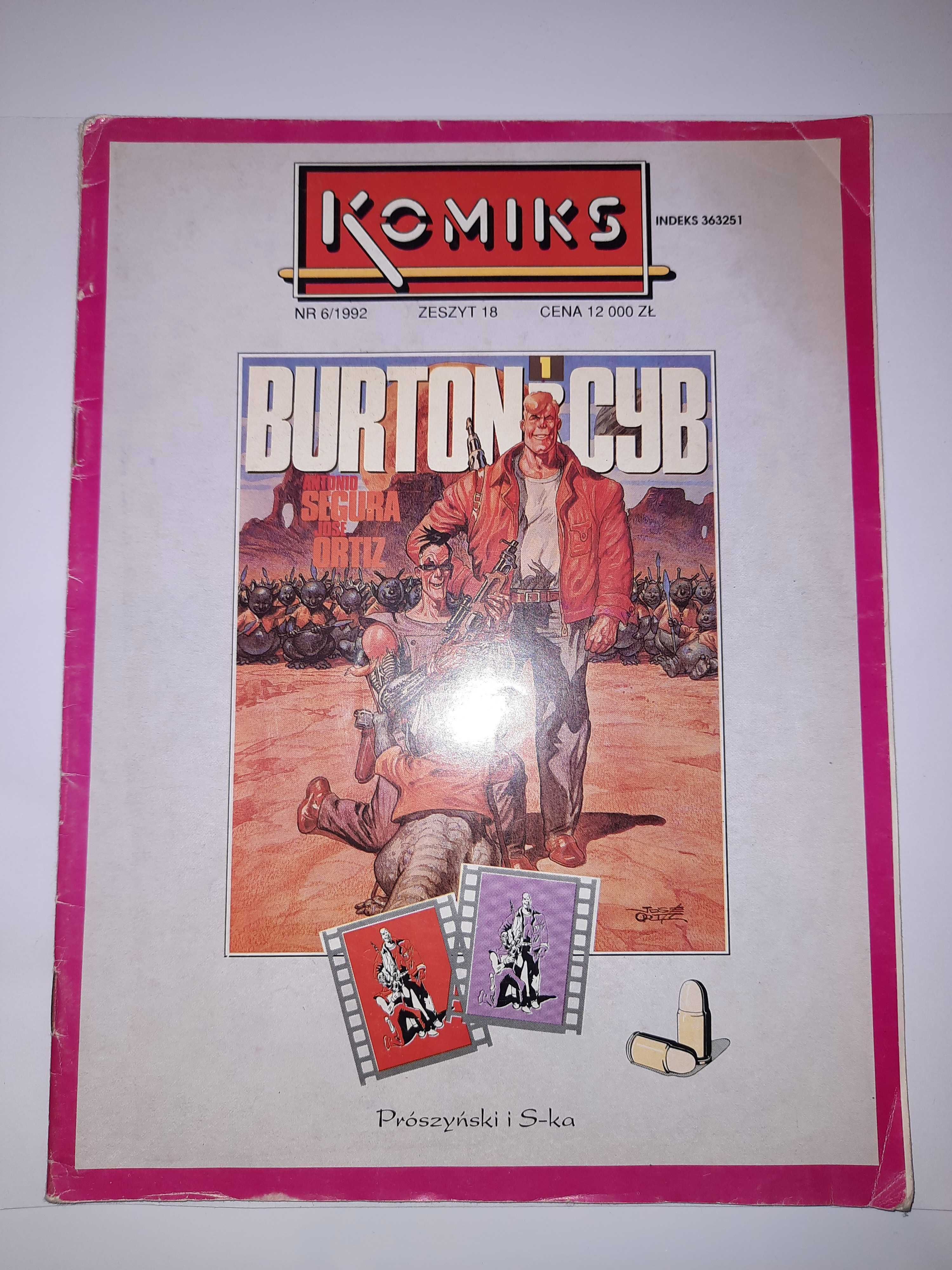 Komiks Burton&Cyb nr 6/1992 zeszyt 18