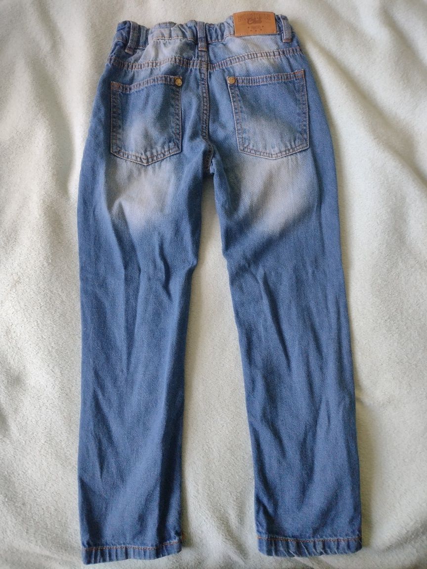 Spodnie dżinsowe roz 134-140