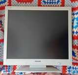Ładny monitor Philips 170S4 17" beżowy sprawny, kabel VGA + sieciowy