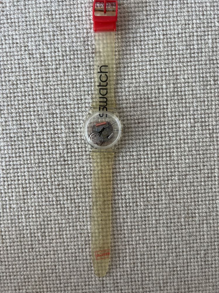 Swatch de coleção transparente.