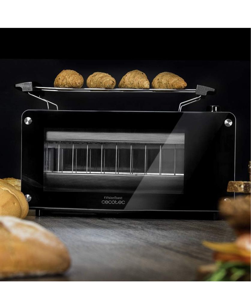Toster Cecotec Vision Toast srebrny/szary 1260 W