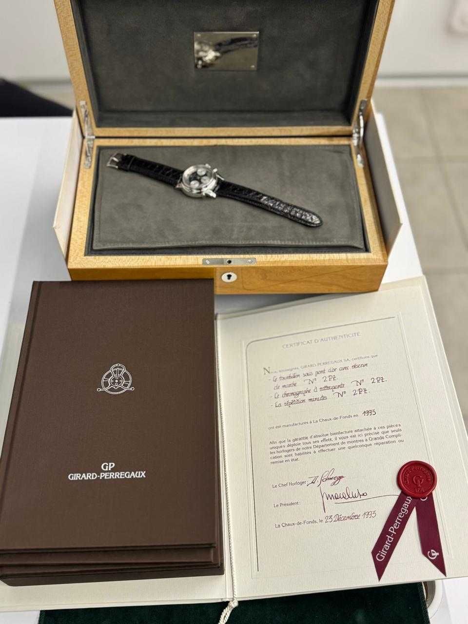 Швейцарские часы из платины GIRARD PERREGAUX
