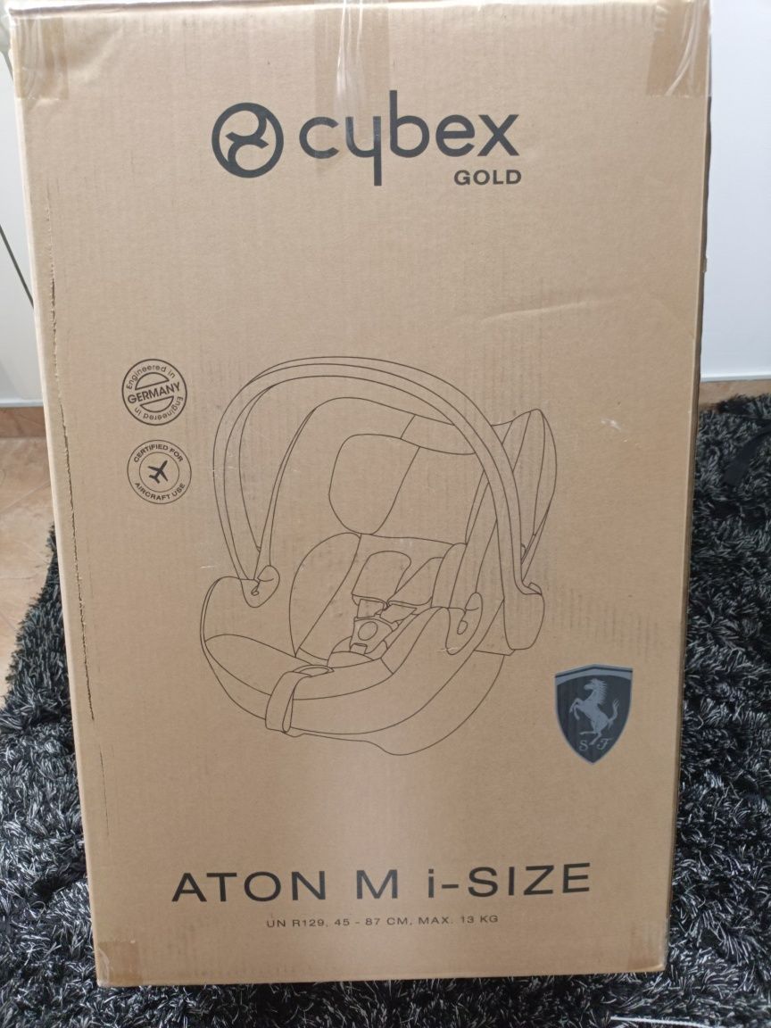 Nosidełko fotelik Cybex ATON M I-SIZE Ferrari gwarancja