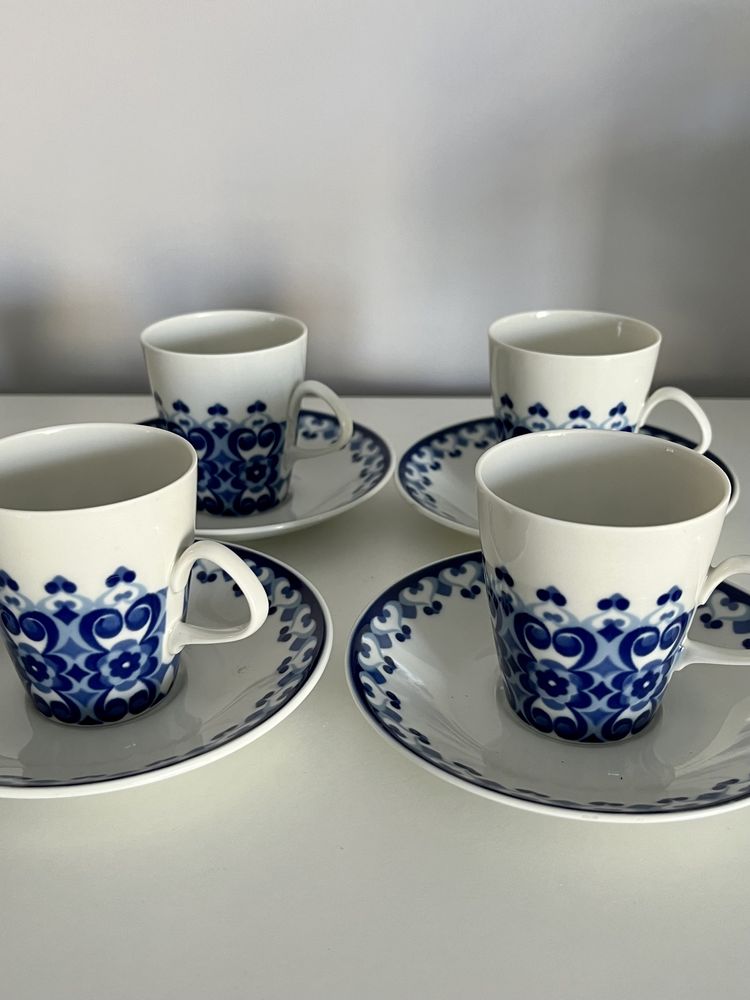 Chińska porcelana kobalt filiżanki miniatury