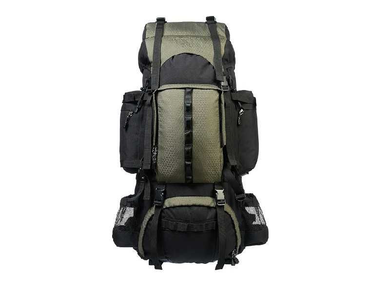 Туристичний рюкзак Amazon Basics 75 л каркасом та дощовиком