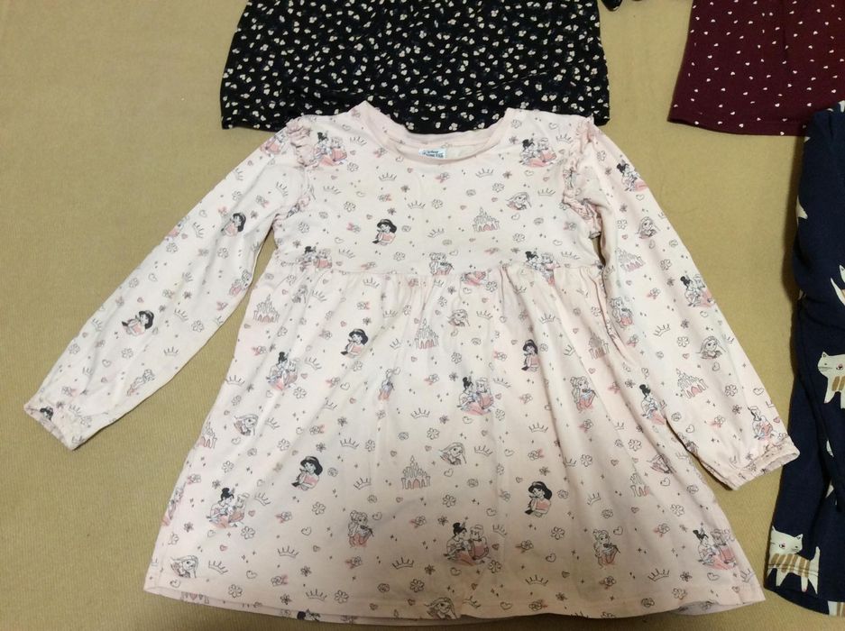 Платья с длинным рукавом, H&M, George, p. 110-116, (4-6 лет)