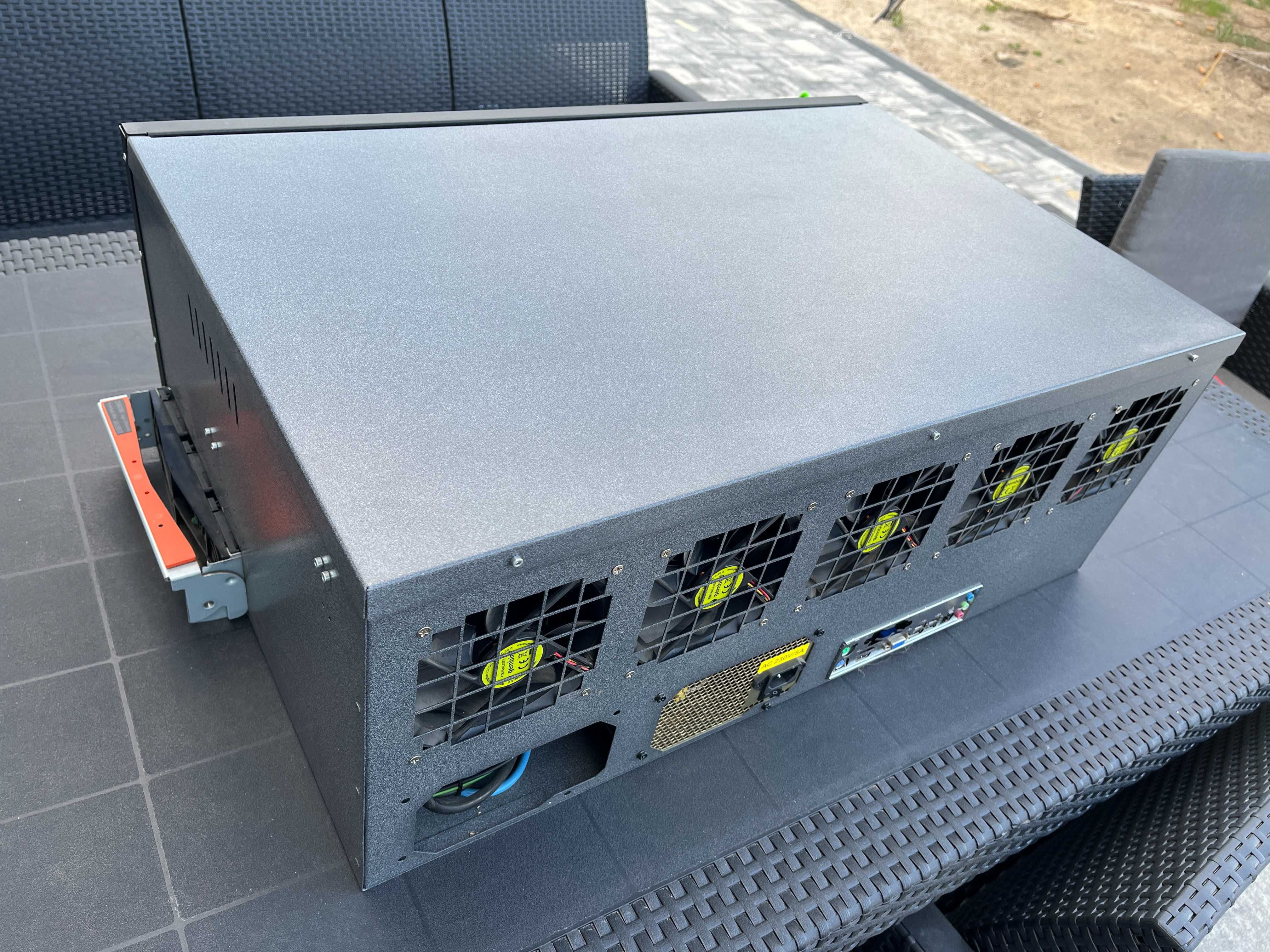 Koparka kryptowalut z 6x RTX 3070 Ti – gotowa do pracy!