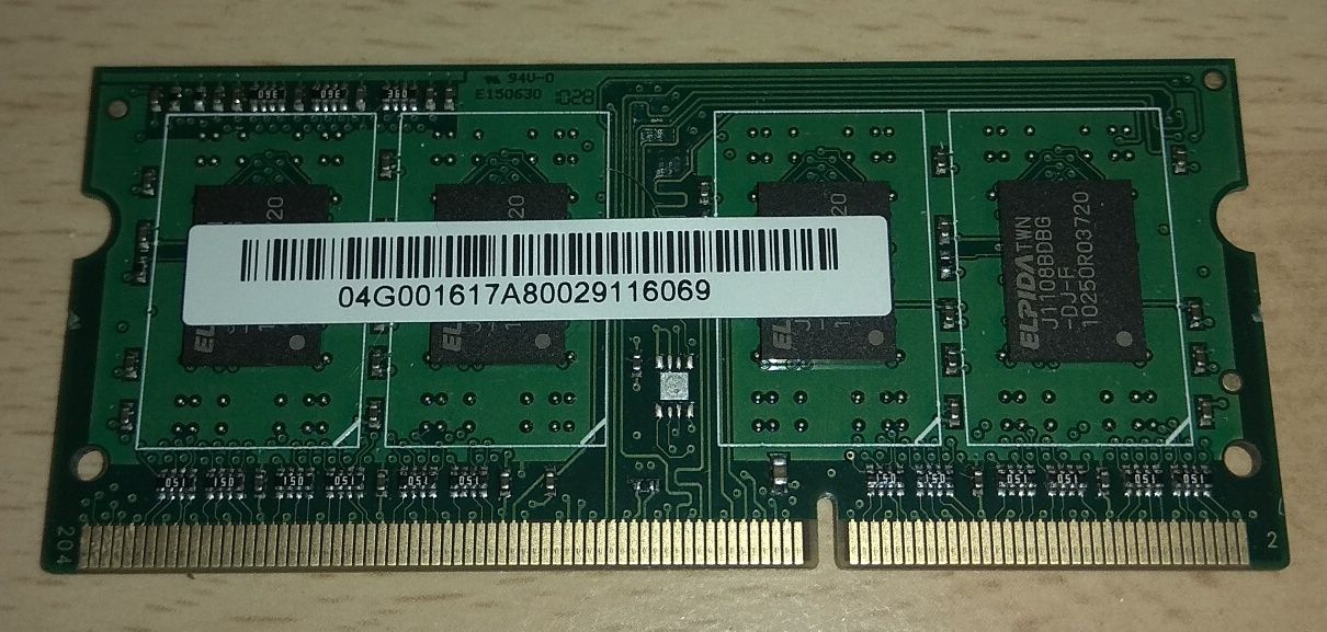 Pamięć RAM SO-DIMM ASint DDR3 ddrIII 1GB 1333Mhz SSY3128M8-EDJED