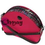 Czarny organizer do OBAG MOON LIGHT kafelki kolorowe 2 kieszenie OMAY