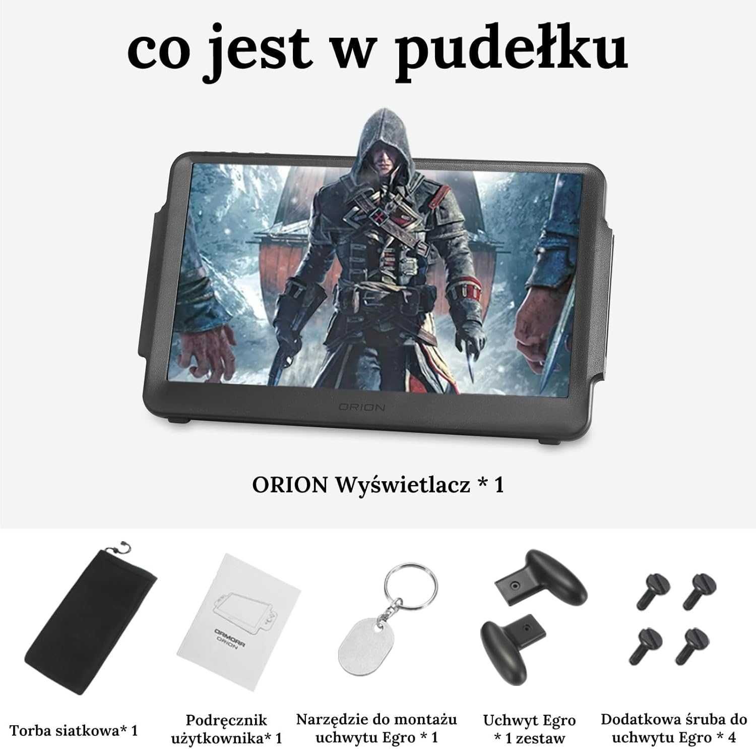 Przenośny Monitor Orion 11,6 IPS z USB Typu C i HDMI NINTENDO Switch