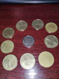 Продам колекцію монет 10 грн зсу (тро) 1грн євро2012, 60років перемоги