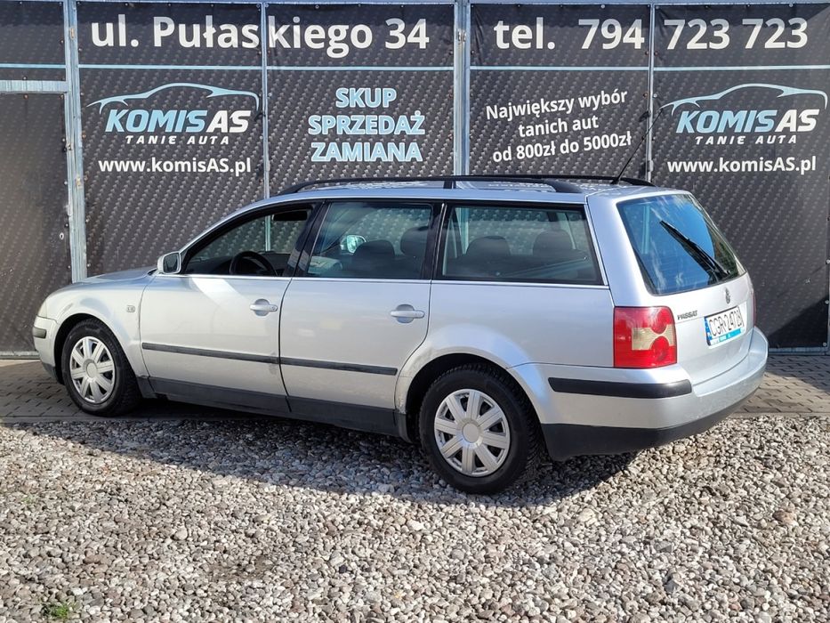 VW Passat 1.9D 130KM 2001r * Klimatyzacja Elektryka szyb Tanie auta *