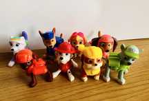 Pieski nowe figurki psi patrol 8 sztuk ekipa skład paw patrol kinder
