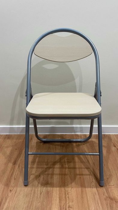 Cadeira de madeira dobrável, 44 x 44 x 80 cm