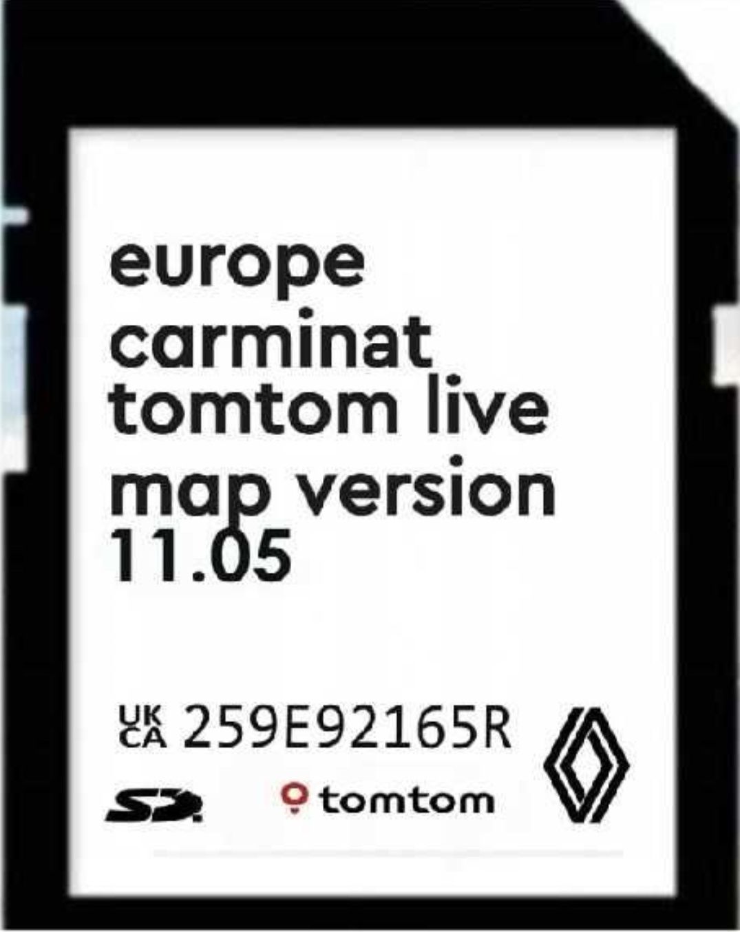 Karta Renault Carminat TomTom 11.05