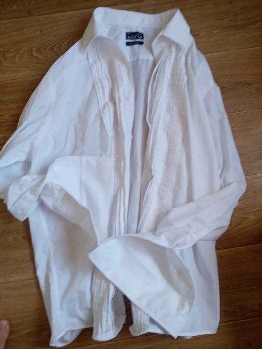 Танцевальная фрачная рубашка под фрак или жилет, английская, р.44.5