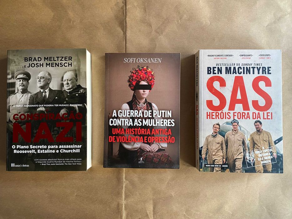 A Conspiração Nazi; A guerra de Putin...; SAS - Heróis Fora da Lei