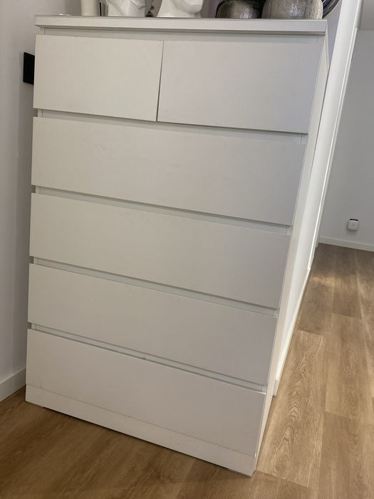 Comoda Branca Ikea 6 gavetas