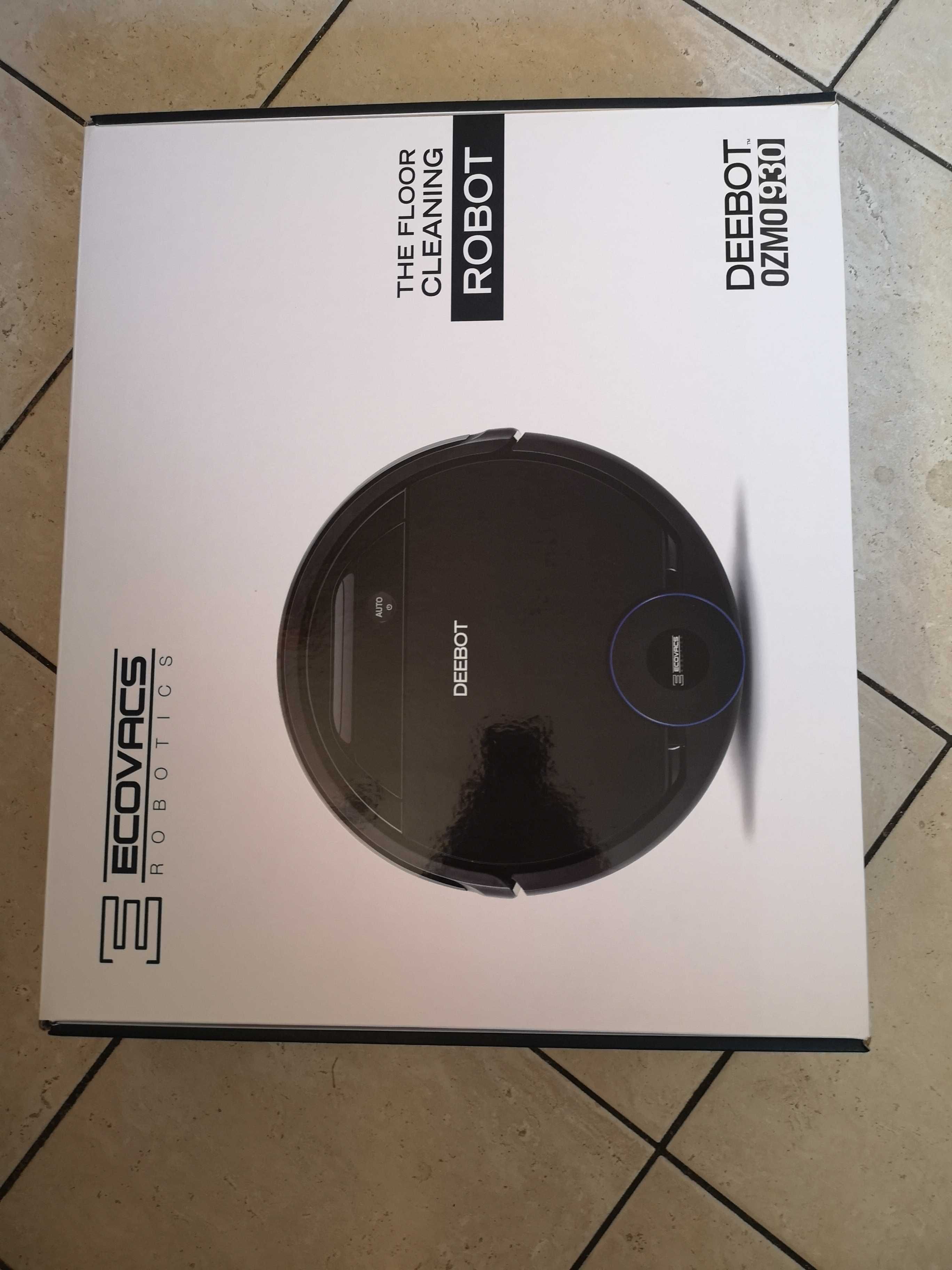 Моющий Робот-пылесос ECOVACS DEEBOT OZMO PRO 930 Black
