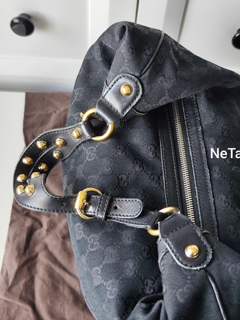 Gucci Hobo GG Half Moon Canvas  handbag сумка оригінал номерна, вінтаж