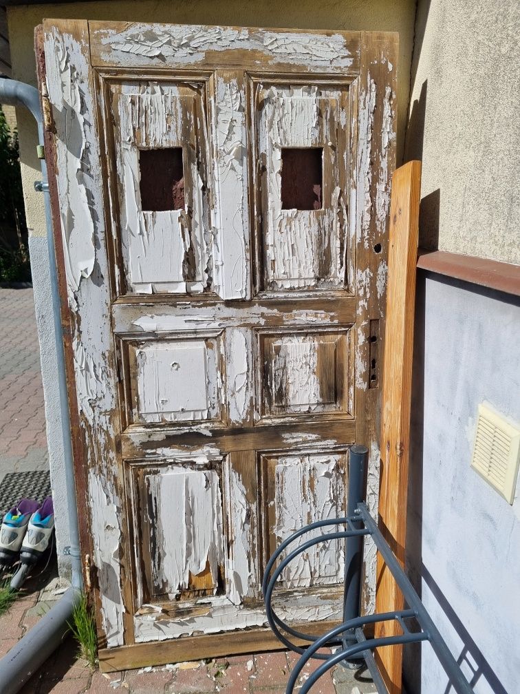 Stare drewniane drzwi 8 szt