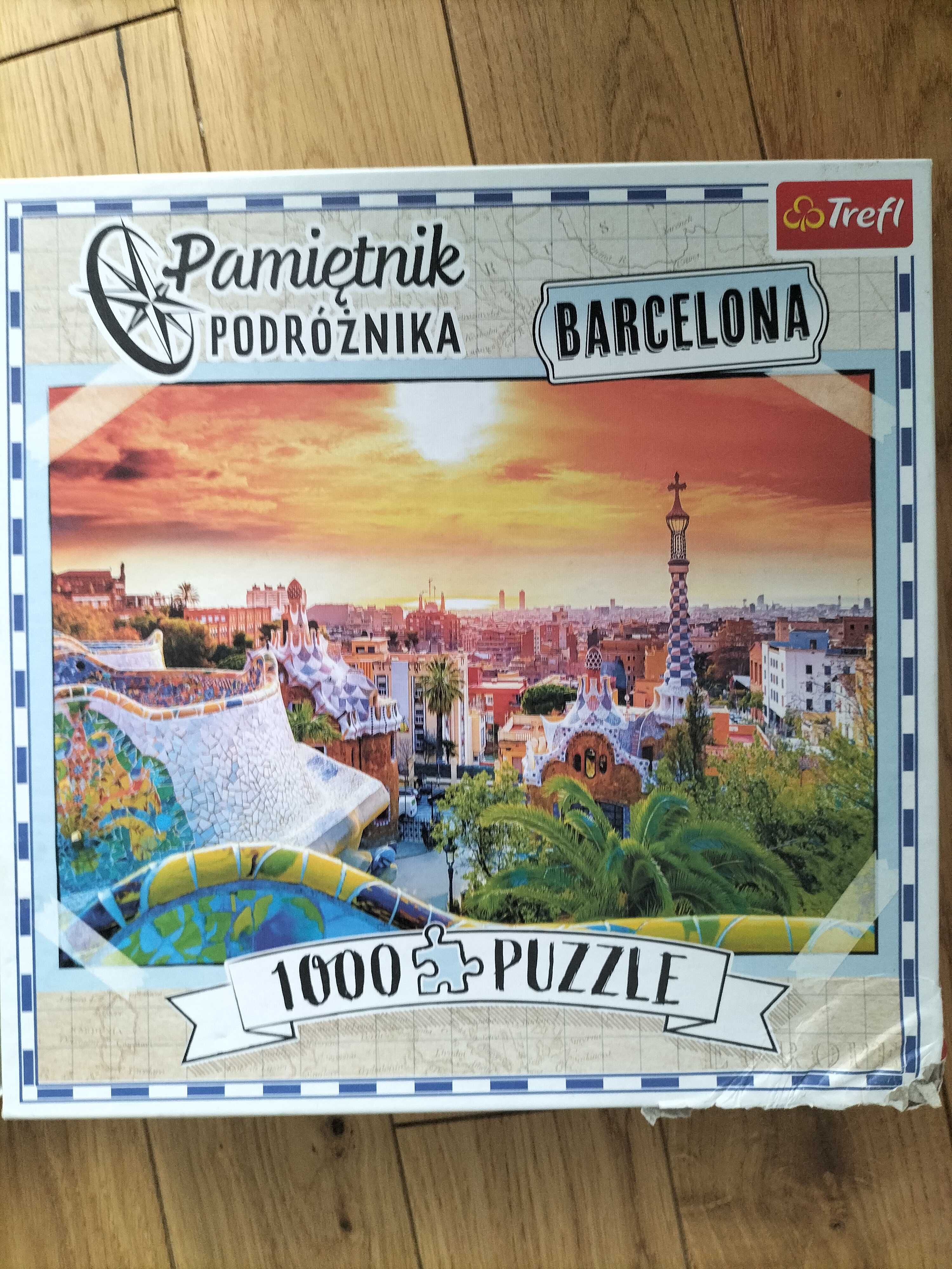 Puzzle Barcelona 1000 elementów Nowa