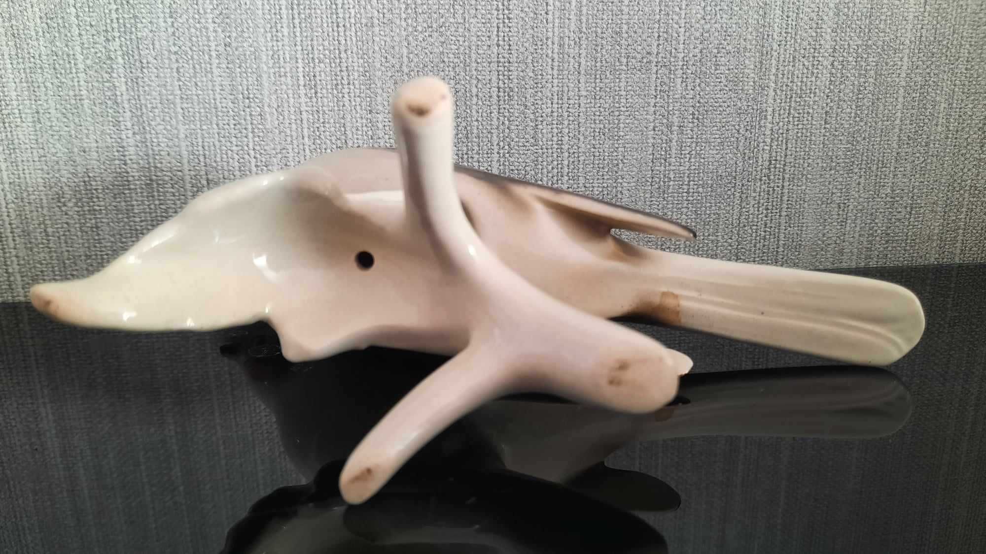 Porcelanowa figurka Ptak PRL