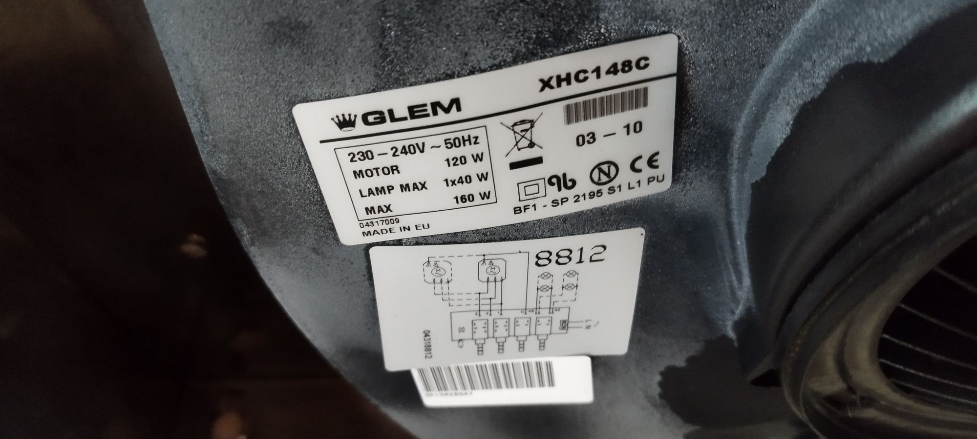 Exaustor Glem 3v