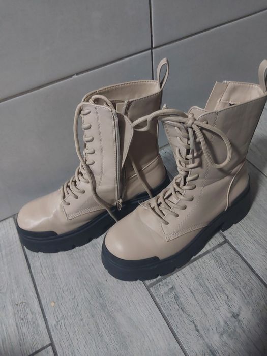 Trapery zimowe beżowe