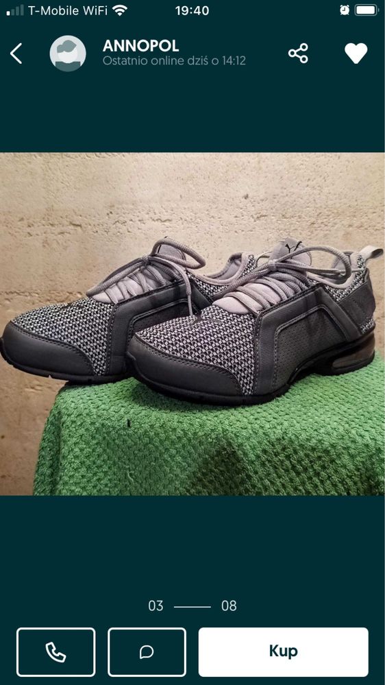 Buty do biegania Puma Leader r40,5 Stan bardzo dobry