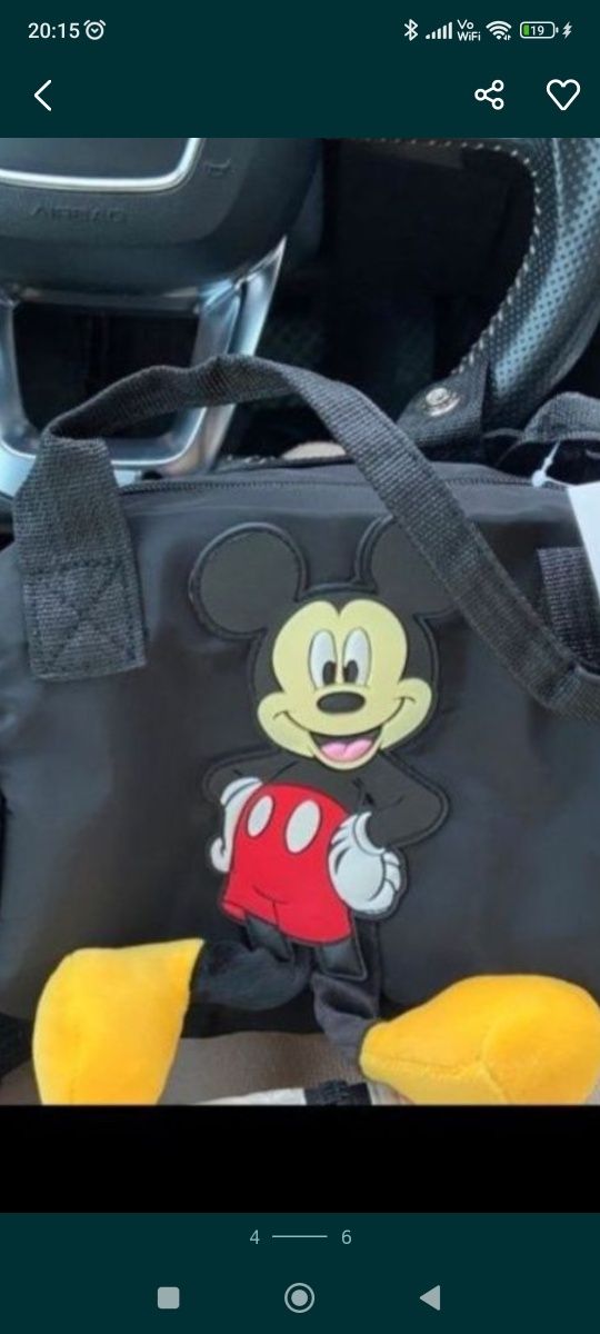 Hit torebka kuferek Disney Zara Miki Mouse Myszka