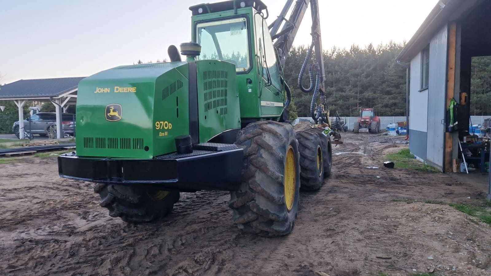 2x John Deere 970D  H745 super stan jak 1070D rowniez 1270G i 1170E