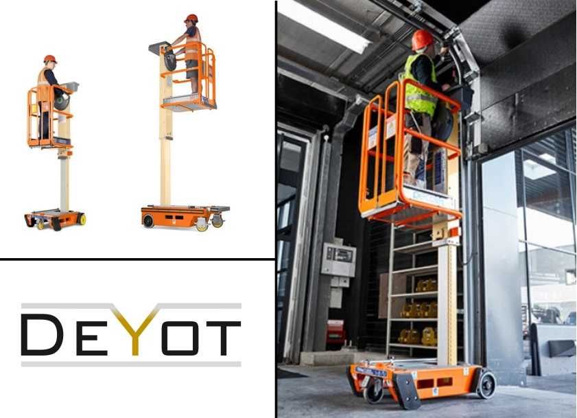 Podnośnik masztowy Ecolift 4,2m | Osobowy Pecolift 3,5m BHP WYNAJEM