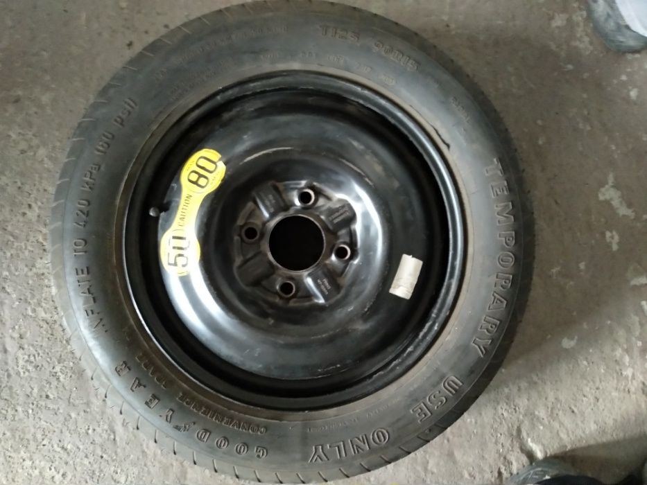 Koło DOJAZDOWE, DOJAZDÓWKA 15R Chevrolet Honda, Volvo 4x114,3 nowa