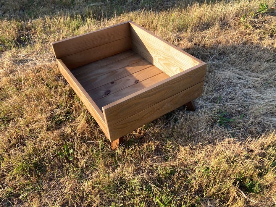 Cama cão e gato madeira