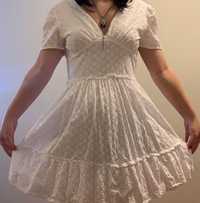 sukienka biała lolita cute