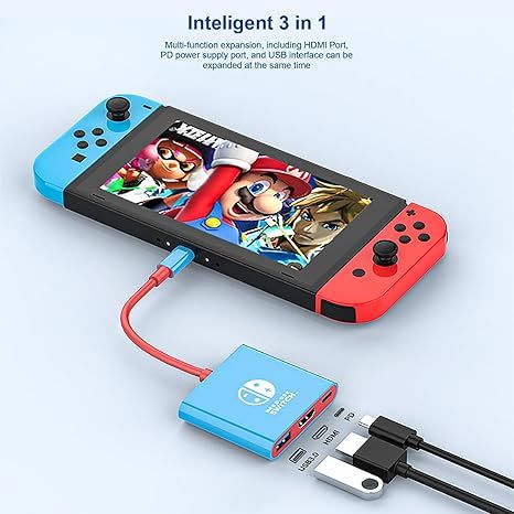 Stacja Dokująca Hub 3 W 1 Do Nintendo Switch 4K/60Hz