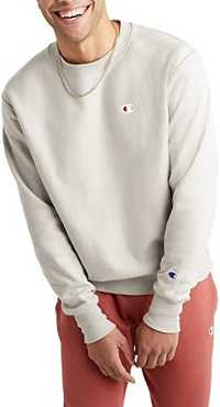 Champion mens Reverse Weave Crew світшот кофта сіра L