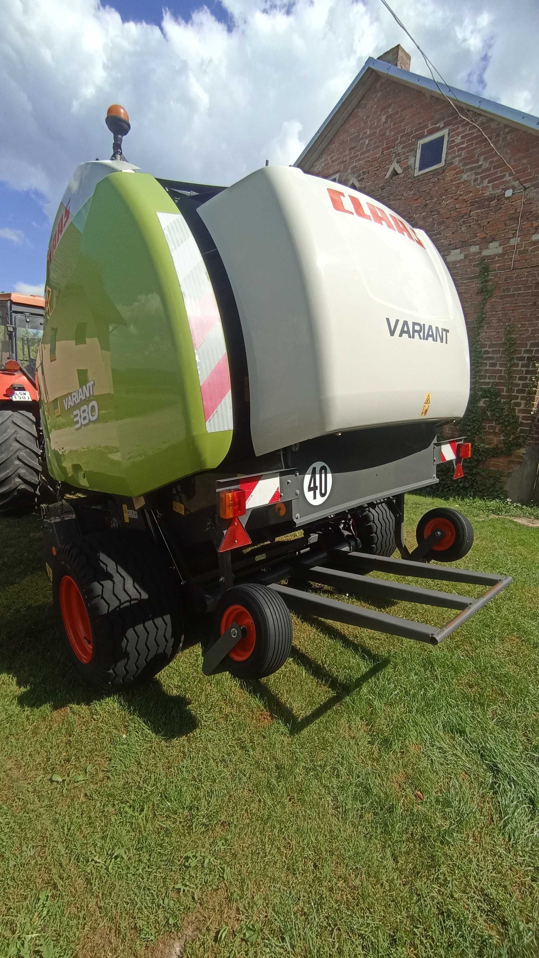 Prasa Claas variant 380 jak 360 385 siatka sznurek rolującą zwjająca