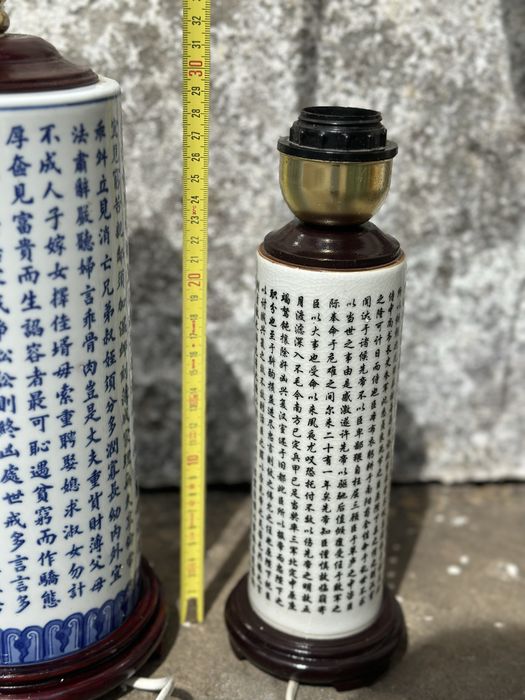 Candeeiros de cerâmica chineses