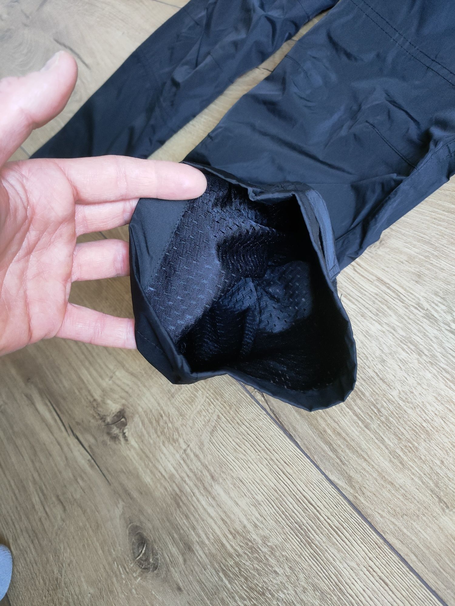 Spodnie Gaupa myśliwskie czarne z podszewką r. S