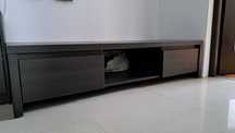 Szafka pod TV stolik RTV BRW wenge Black Red White