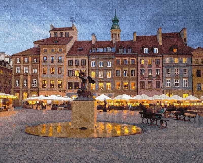 Malowanie po numerach 40-50 cm - Rynek