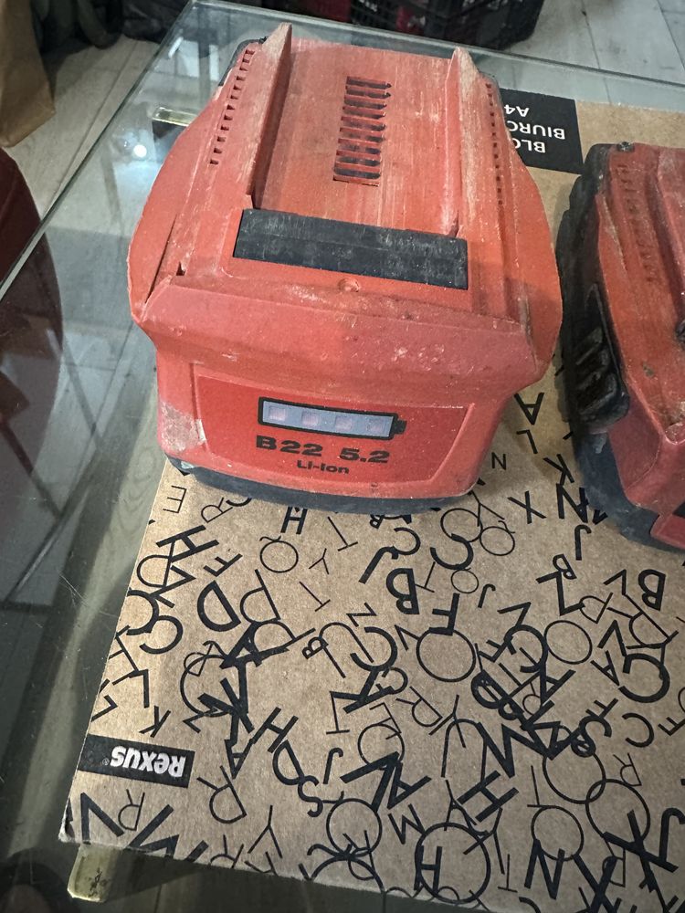 Baterie Hilti uszkodzone