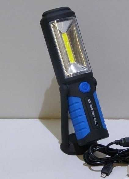 Ліхтар магнітний акумуляторний фонарь гаражний 3Вт СОВ King Tony