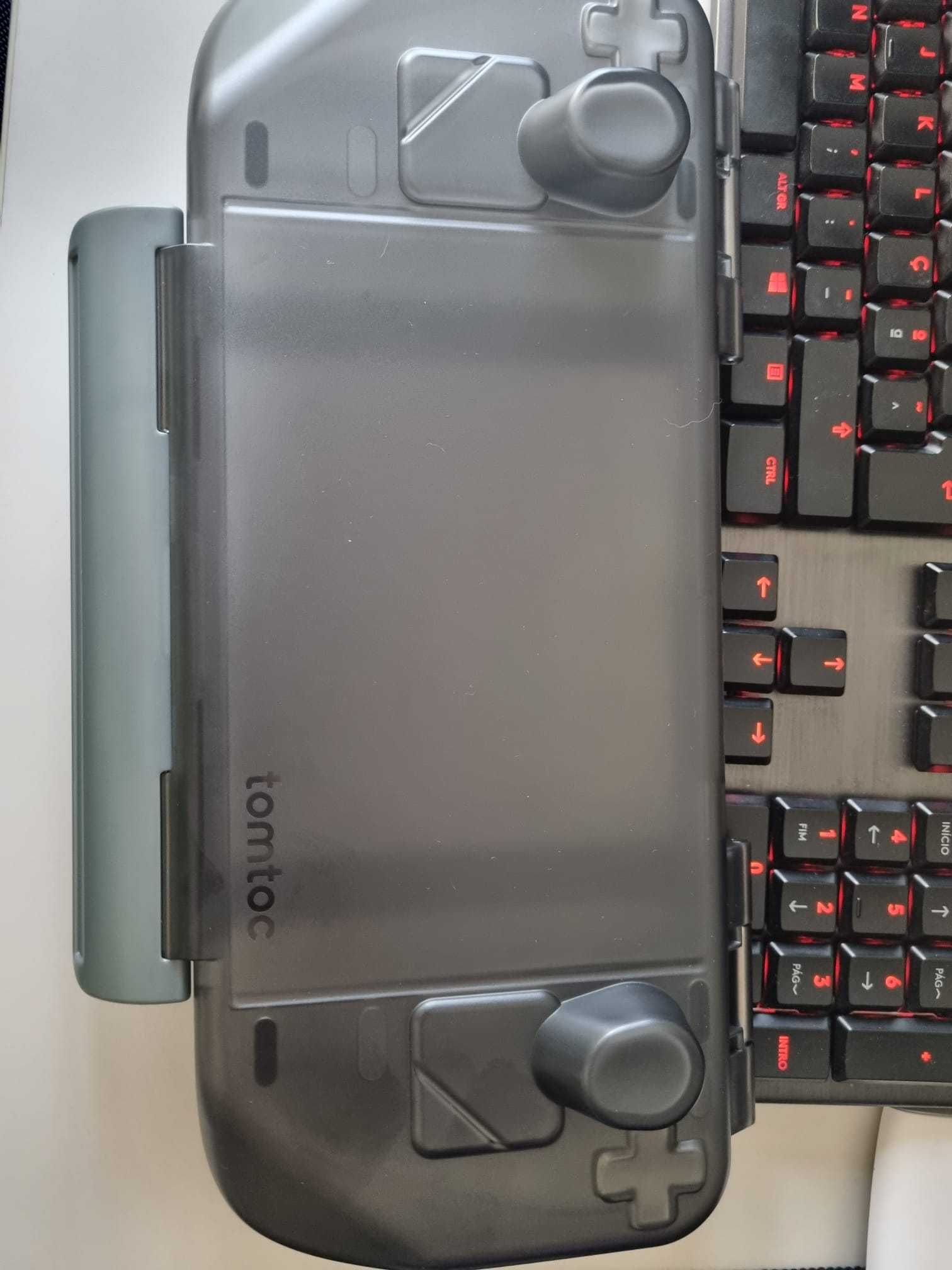 Caixa estilo armadura para a Steam Deck - Transporte rígido - NOVA
