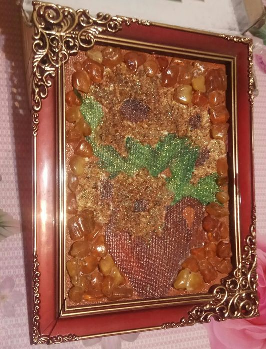 Картина з бурштину