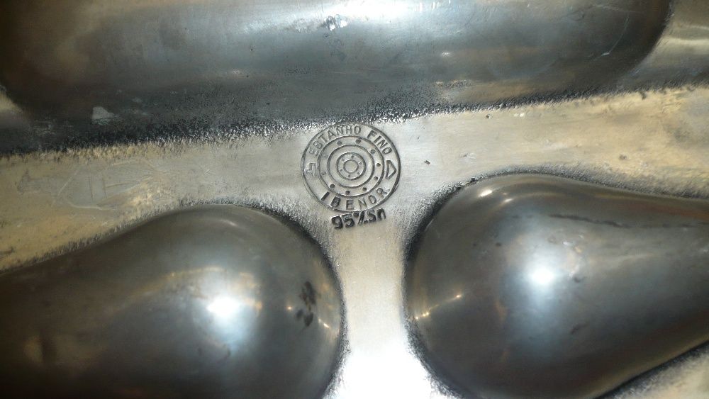 Cinzeiro em Estanho Fino - Antigo