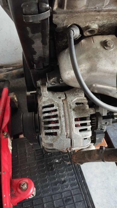 Motor e caixa arranque alternador transmissão VW polo