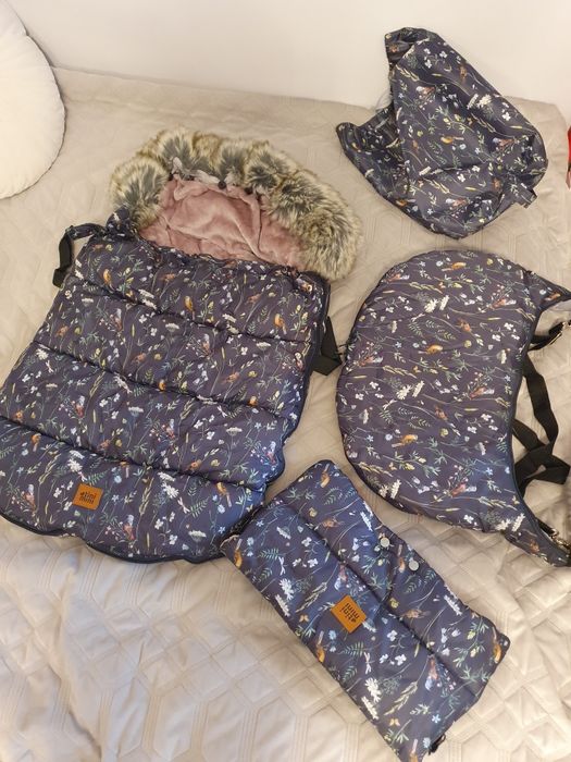 Zestaw śpiworek torba mufka TiniMini